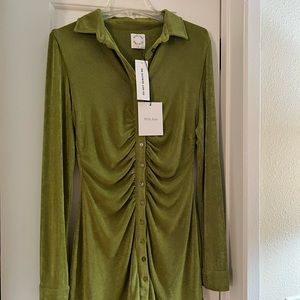 Gorgeous With Jean Green Dress